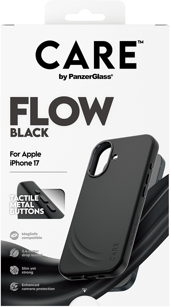 PanzerGlass CARE kryt Apple iPhone 17 Flow MagSafe čierny