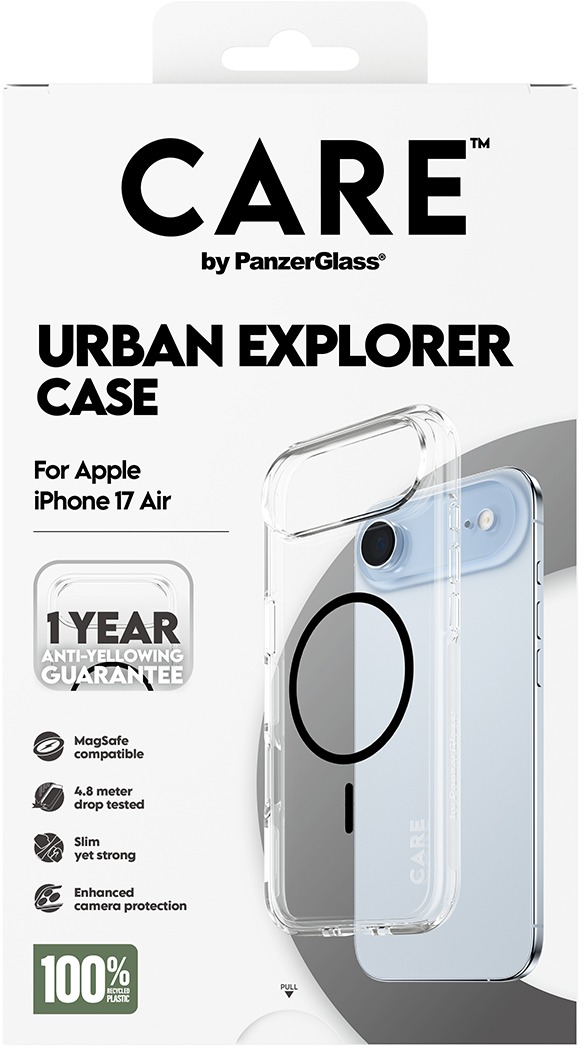 PanzerGlass CARE kryt Apple iPhone Air Urban číry/čierny MagSafe