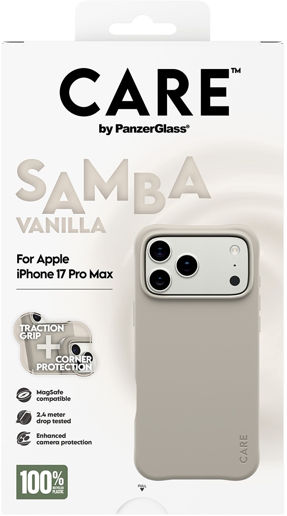 PanzerGlass CARE kryt Apple iPhone 17 Pro Max MagSafe Samba Vanilla