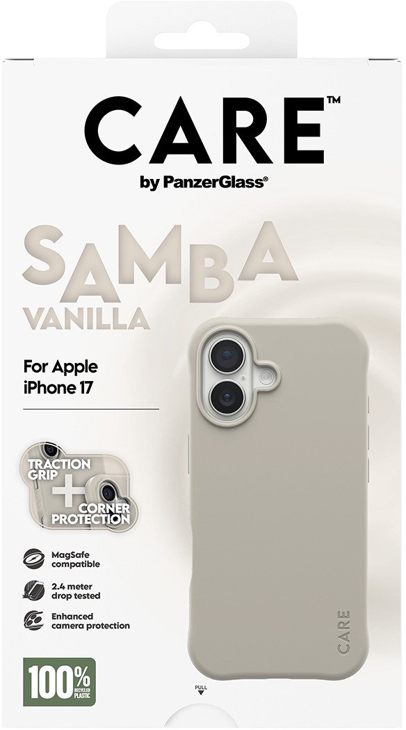 PanzerGlass CARE kryt Apple iPhone 17 MagSafe Samba Vanilla