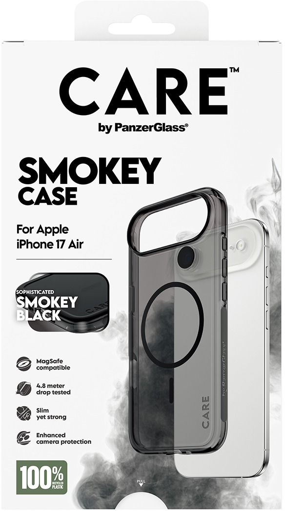 PanzerGlass CARE kryt Apple iPhone Air Smokey dymový/čierny MagSafe
