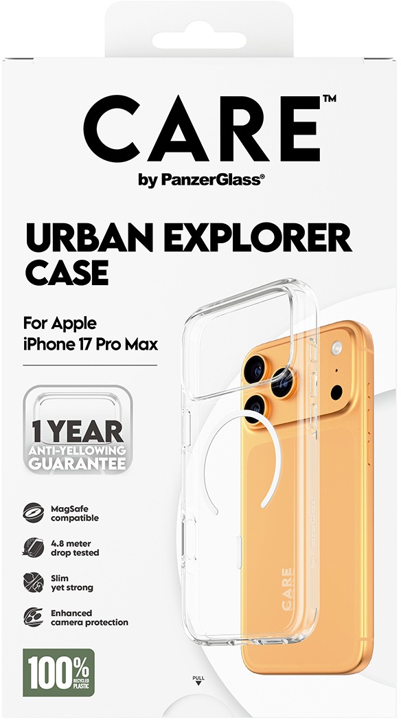 PanzerGlass CARE kryt Apple iPhone 17 Pro Max Urban číry/biely MagSafe