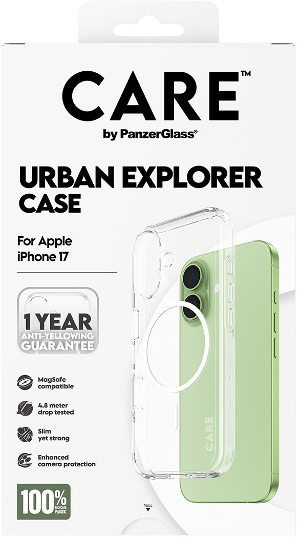 PanzerGlass CARE kryt Apple iPhone 17 Urban číry/biely MagSafe