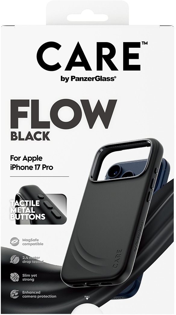 PanzerGlass CARE kryt Apple iPhone 17 Pro Flow MagSafe čierny
