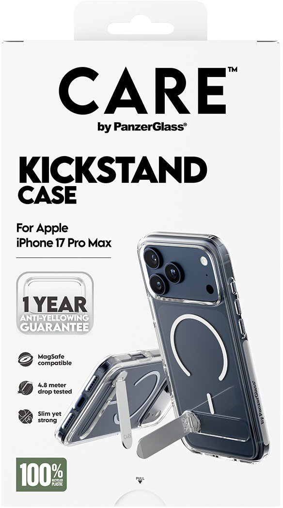 PanzerGlass CARE kryt Apple iPhone 17 Pro Max Kickstand strieborný/biely MagSafe