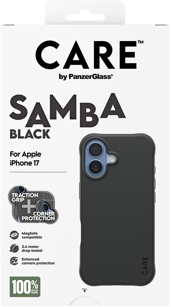 PanzerGlass CARE kryt Apple iPhone 17 MagSafe Samba Black