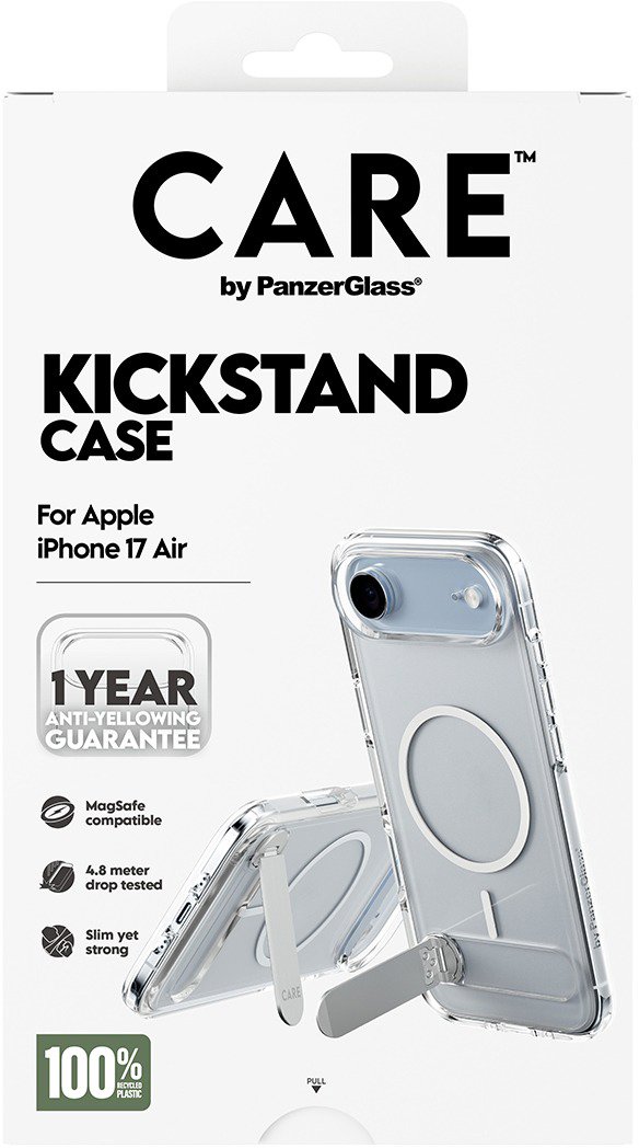 PanzerGlass CARE kryt Apple iPhone Air Kickstand strieborný/biely MagSafe