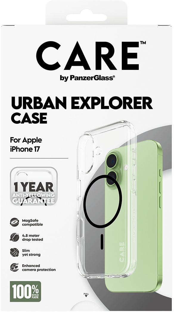 PanzerGlass CARE kryt Apple iPhone 17 Urban číry/čierny MagSafe