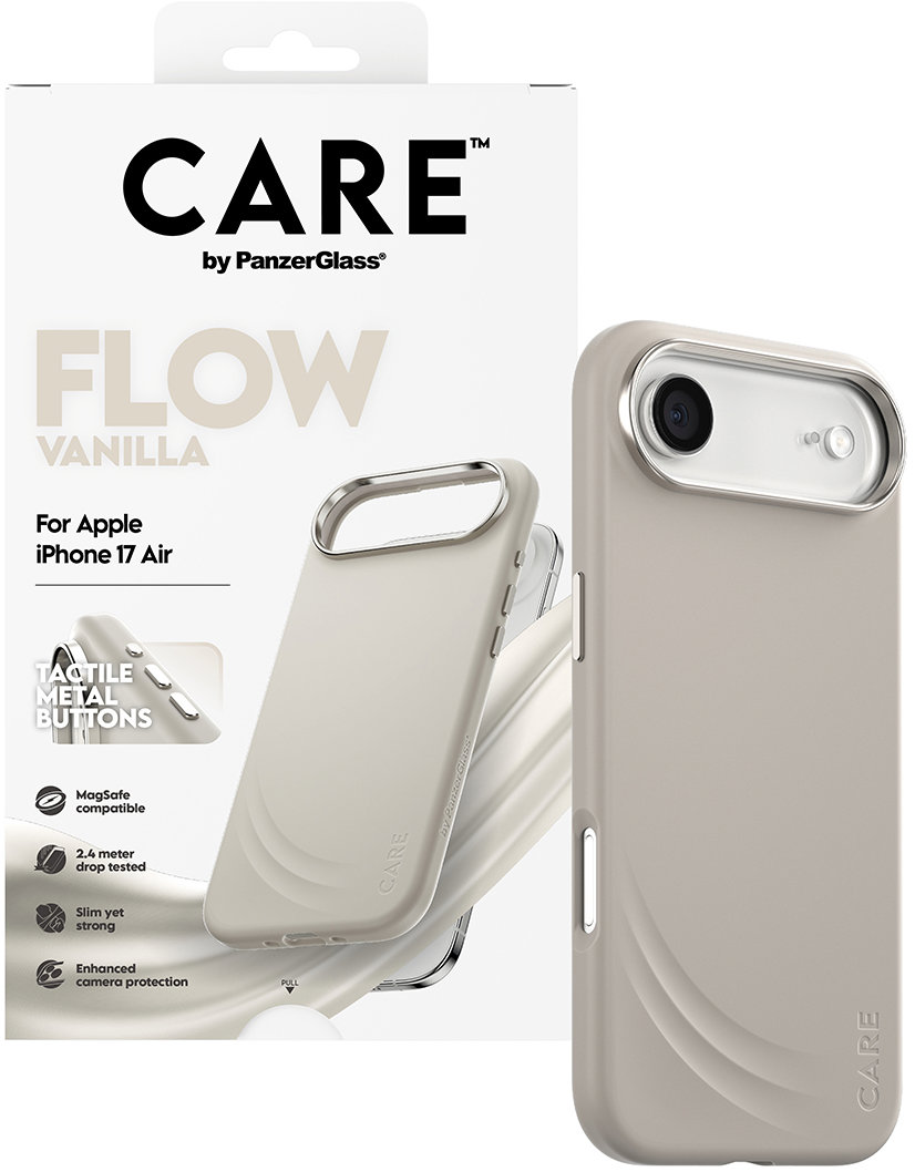 PanzerGlass CARE kryt Apple iPhone 17 Air Flow MagSafe Vanilla