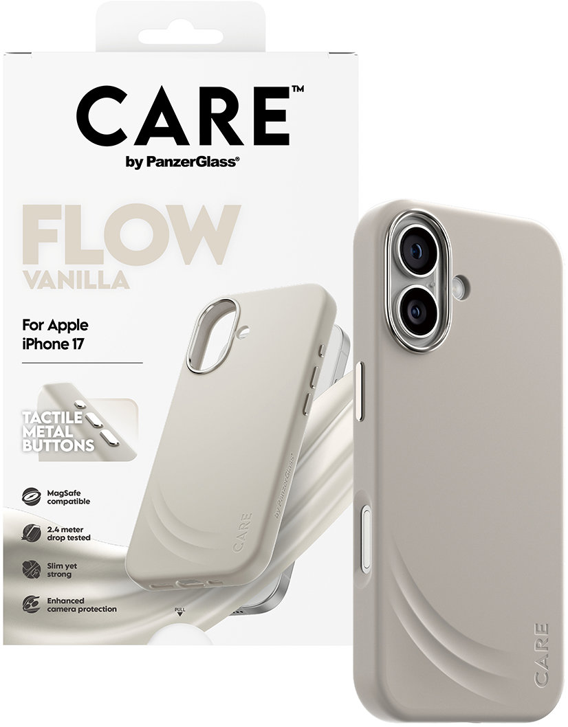 PanzerGlass CARE kryt Apple iPhone 17 Flow MagSafe Vanilla