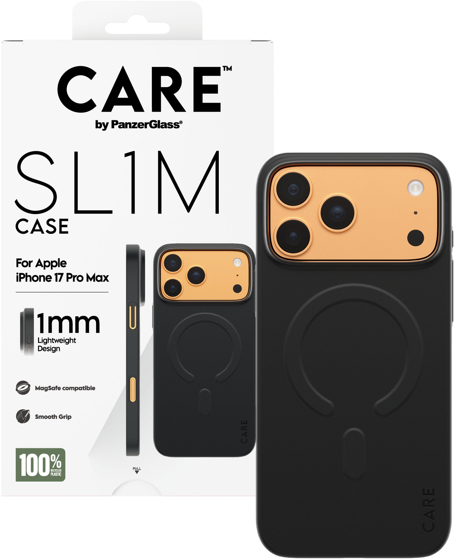 PanzerGlass CARE kryt Apple iPhone 17 Pro Max SL1M MagSafe čierny
