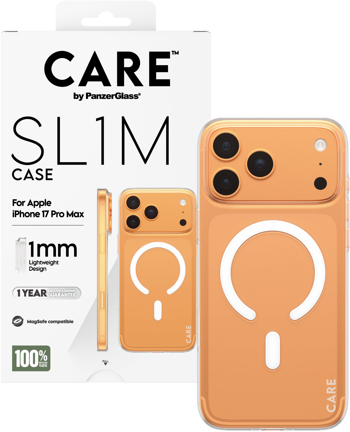PanzerGlass CARE kryt Apple iPhone 17 Pro Max SL1M MagSafe číry