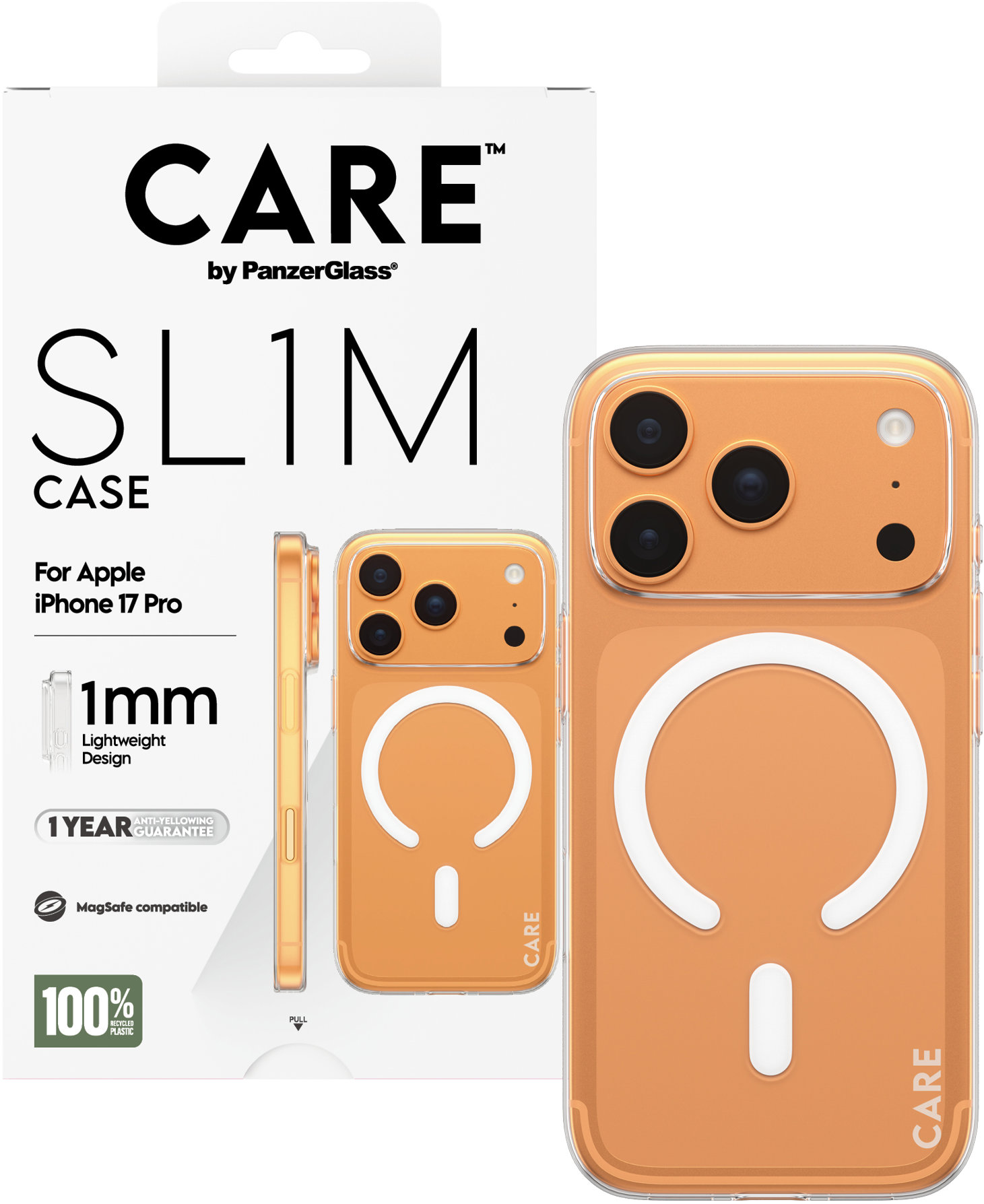PanzerGlass CARE kryt Apple iPhone 17 Pro SL1M MagSafe číry