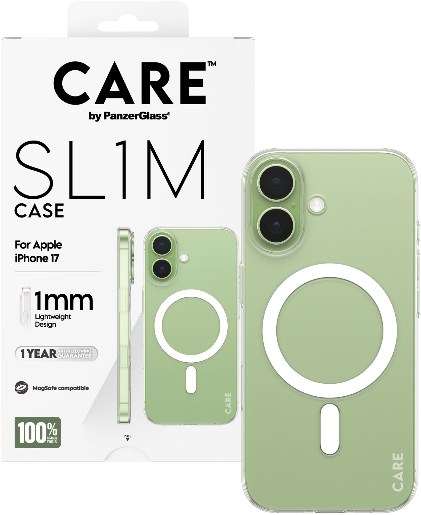 PanzerGlass CARE kryt Apple iPhone 17 SL1M MagSafe číry