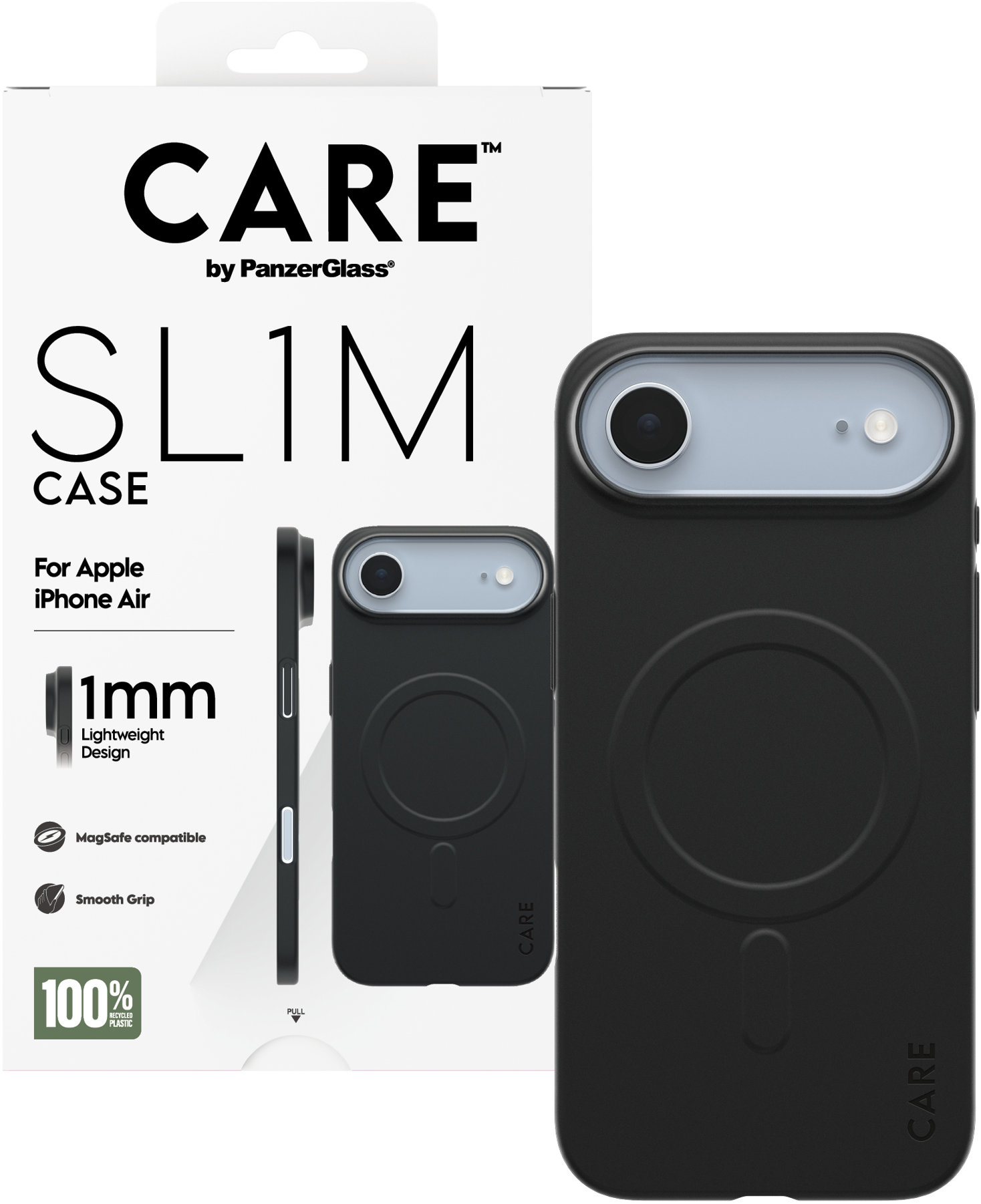 PanzerGlass CARE kryt Apple iPhone Air SL1M MagSafe čierny