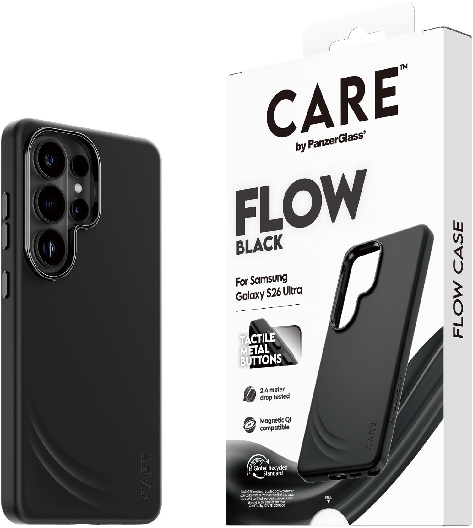 PanzerGlass CARE kryt Samsung Galaxy S26 Ultra Flow Qi čierny