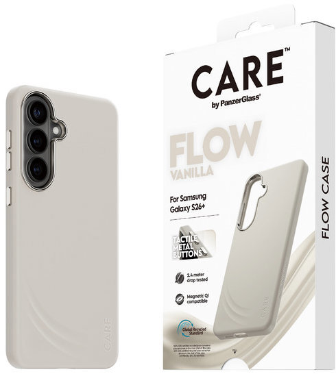 PanzerGlass CARE kryt Samsung Galaxy S26+ Flow Qi Vannila