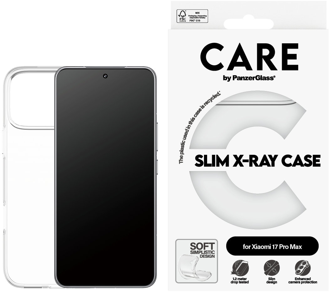 PanzerGlass CARE kryt Xiaomi 17 Pro Max X-Ray číry