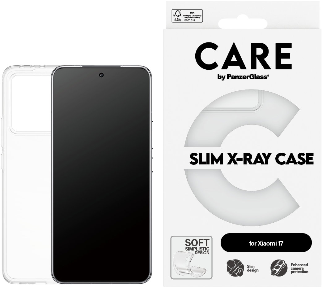 PanzerGlass CARE kryt Xiaomi 17 X-Ray číry