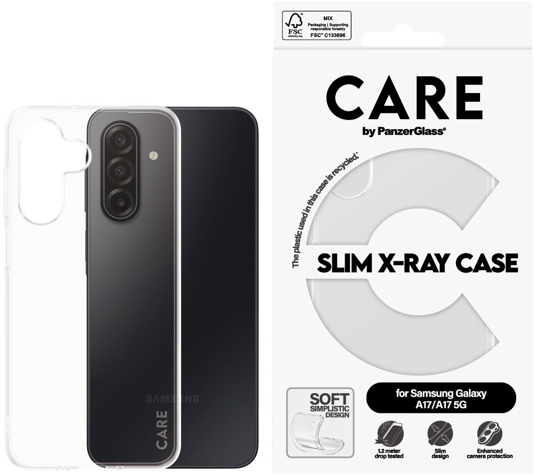 PanzerGlass CARE kryt Samsung Galaxy A17/A17 5G/M17 5G X-Ray číry