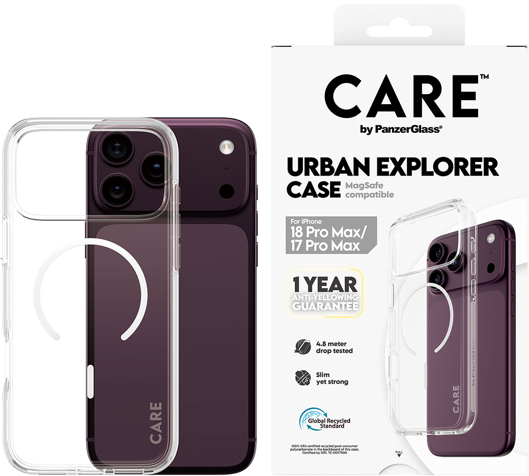 PanzerGlass CARE kryt Apple iPhone 18 Pro Max/17 Pro Max Urban číry/biely MagSafe