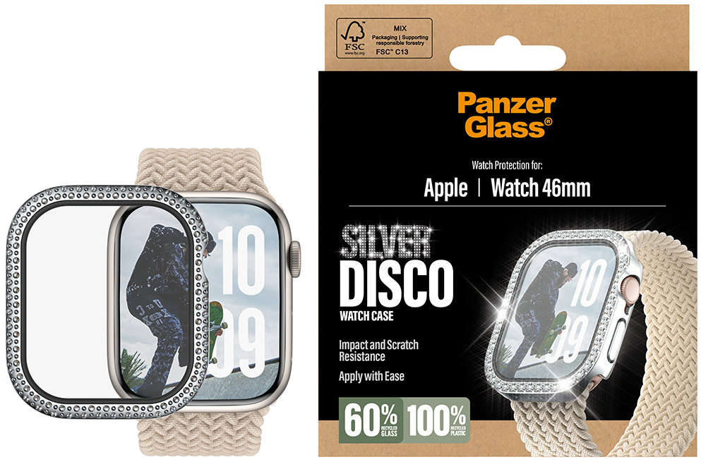 PanzerGlass Apple Watch 11/10 46 mm s ochranným sklom