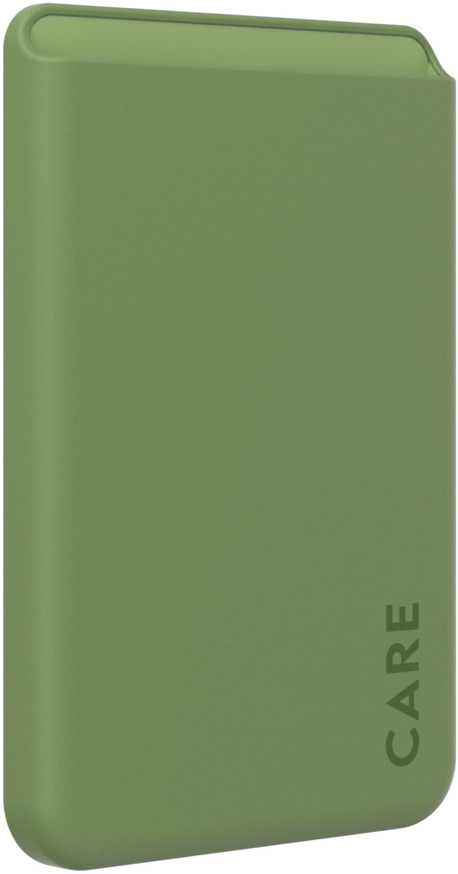 PanzerGlass CARE Apple MagSafe RFID CardHolder zelené puzdro na platobné karty