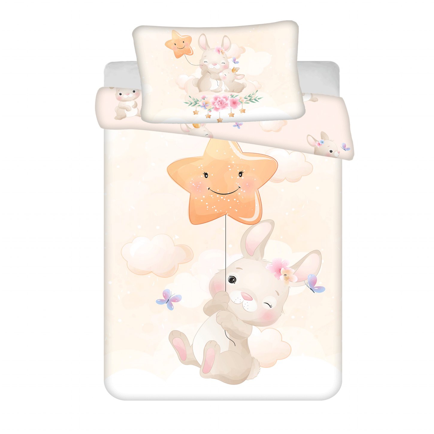 Jerry Fabrics Bunny Star baby 100 × 135, 40 × 60 cm