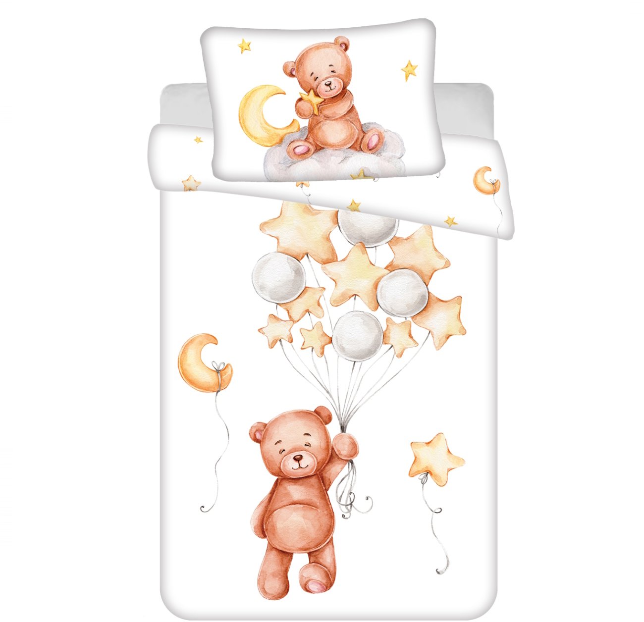 Jerry Fabrics Medvedík Cute baby 100 × 135, 40 × 60 cm