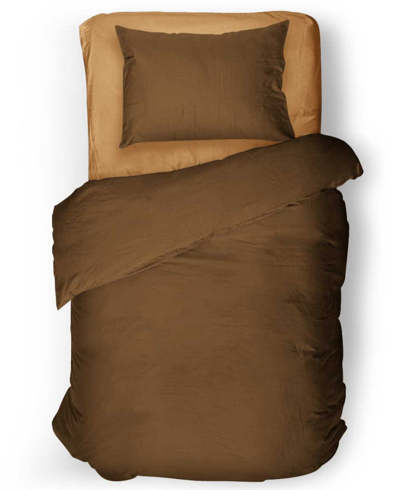 IMPAR Obliečky Orechové, 140 × 200 cm + 90 × 70 cm