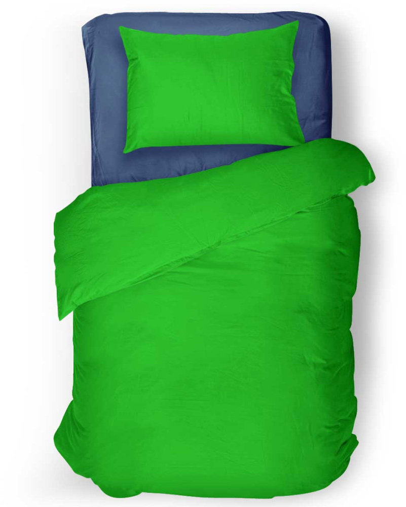 IMPAR Obliečky Zelené, 140 × 200 cm + 90 × 70 cm