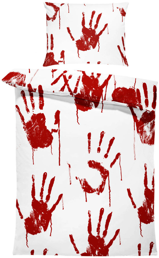 IMPAR Obliečky Bloody Hand, 140 × 200 cm + 90 × 70 cm