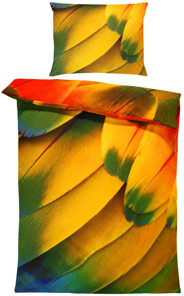 IMPAR Obliečky Vtáčie perie, 140 × 200 cm + 90 × 70 cm