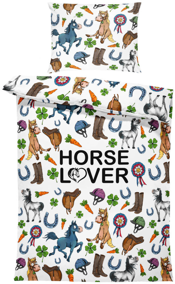 IMPAR Obliečky Horselover, 140 × 200 cm + 90 × 70 cm