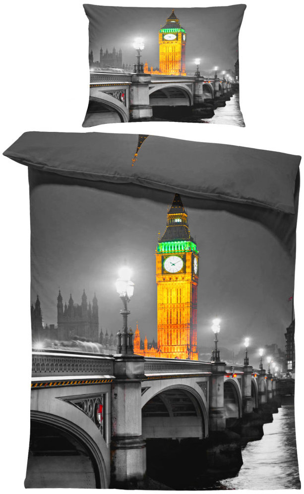 IMPAR Obliečky Londýn, 140 × 200 cm + 90 × 70 cm