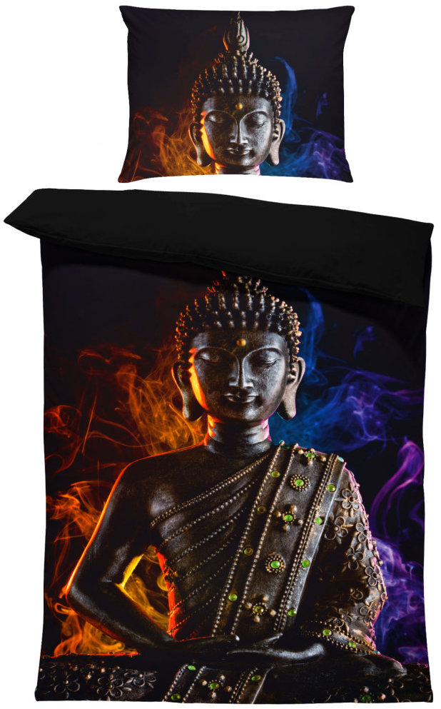 IMPAR Obliečky Budha, 140 × 200 cm + 90 × 70 cm