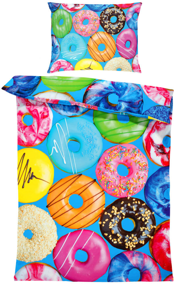 IMPAR Obliečky Donuts, 140 × 200 cm + 90 × 70 cm