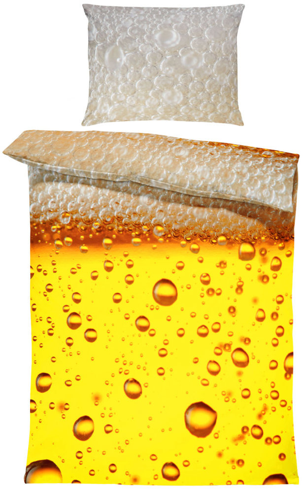IMPAR Obliečky Pivo, 140 × 200 cm + 90 × 70 cm