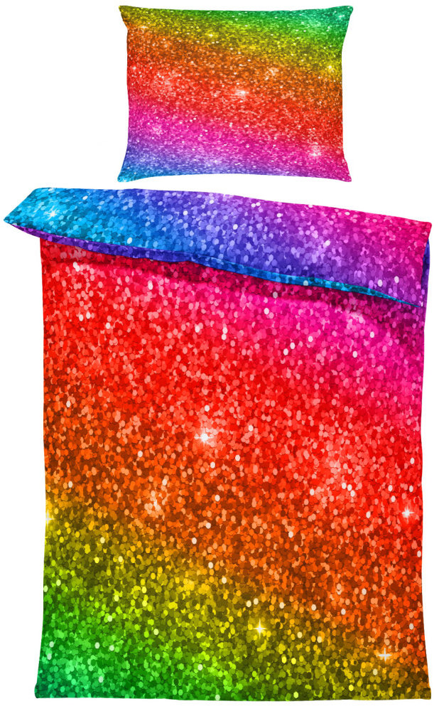 IMPAR Obliečky Trblietky, 140 × 200 cm + 90 × 70 cm
