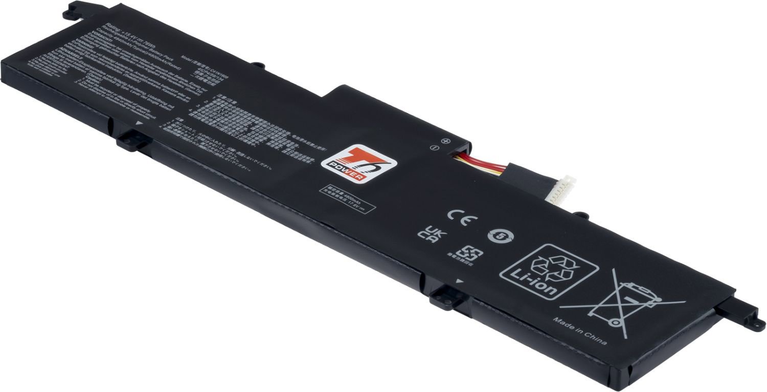 T6 Power pre Asus ROG Zephyrus G14 GA401, 4 940 mAh, 76 Wh, 4-článková, Li-pol