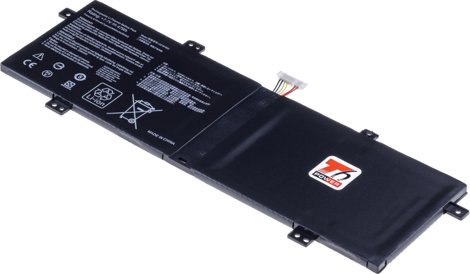 T6 Power pre Asus ZenBook 14 UX431, VivoBook S14 S431F, 6 150 mAh, 47 Wh, 2-článková, Li-pol