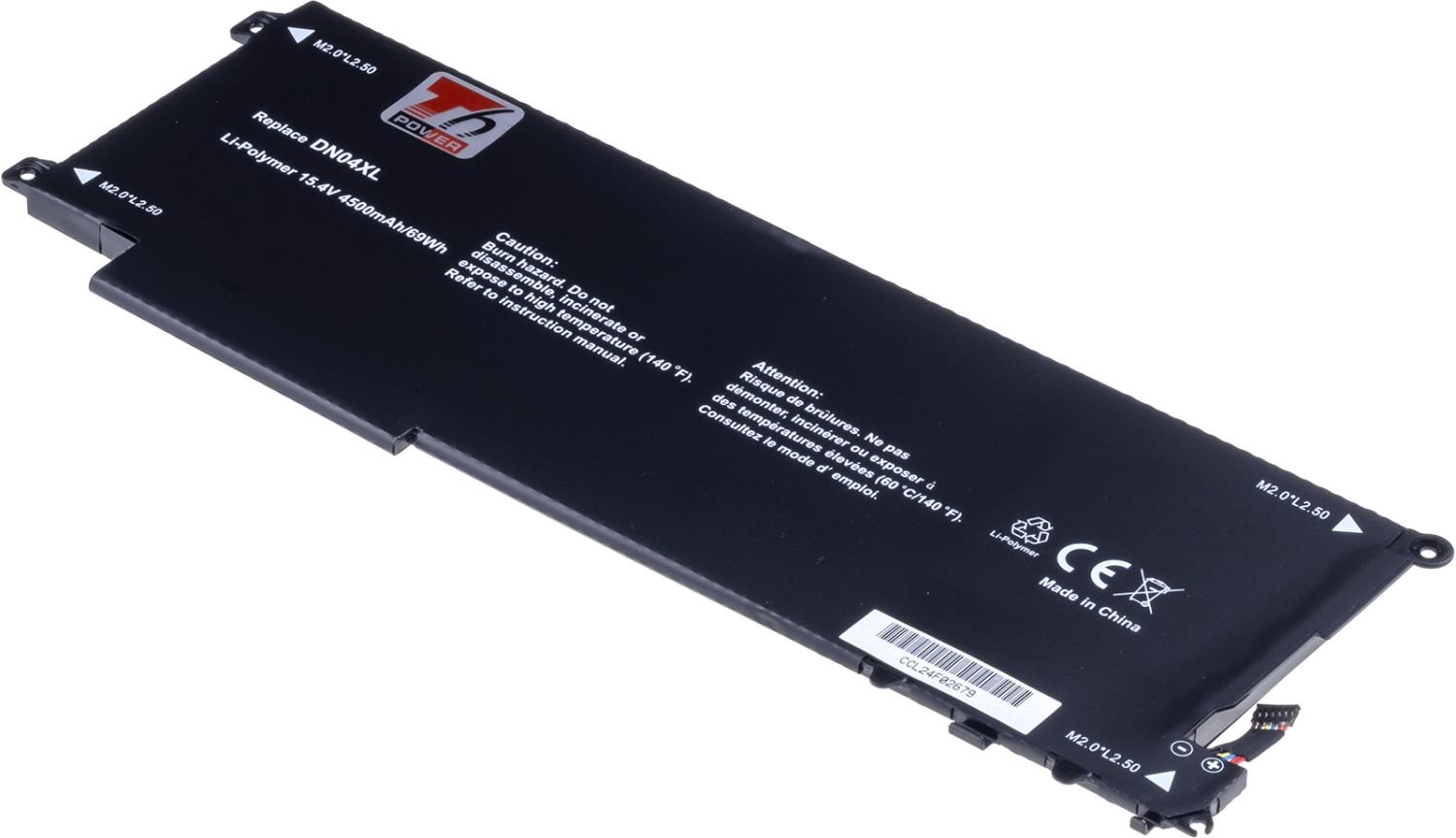 T6 Power pre HP ZBook x2 G4, 4 500 mAh, 69 Wh, 4-článková, Li-pol