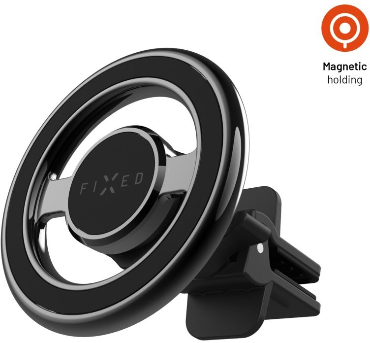 FIXED MagMount Vent do ventilácie s podporou MagSafe čierny