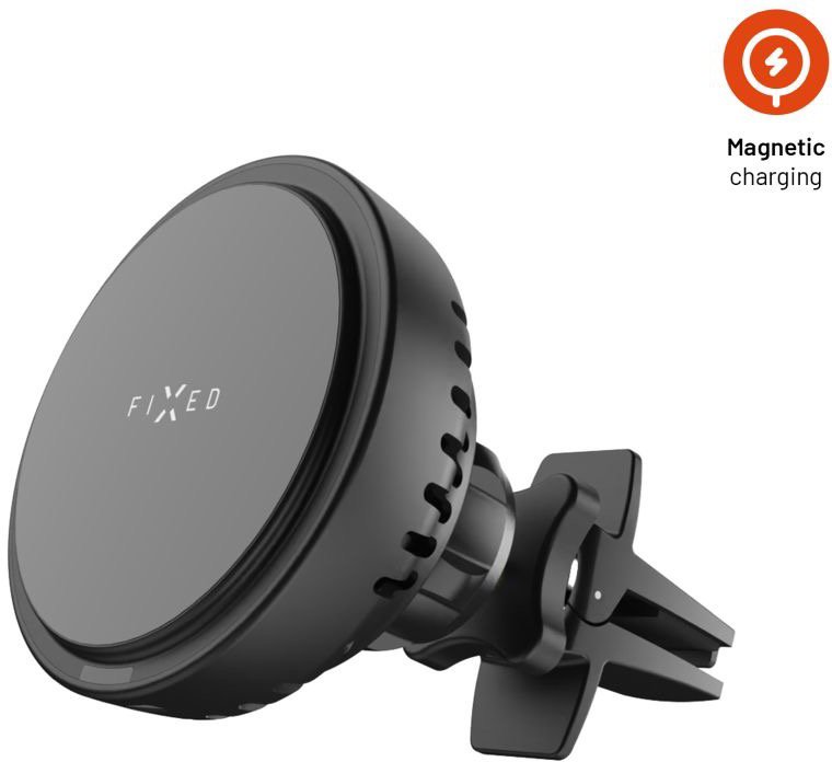 FIXED MagCool s aktívnym chladením a podporou prichytenia MagSafe 15 W čierny