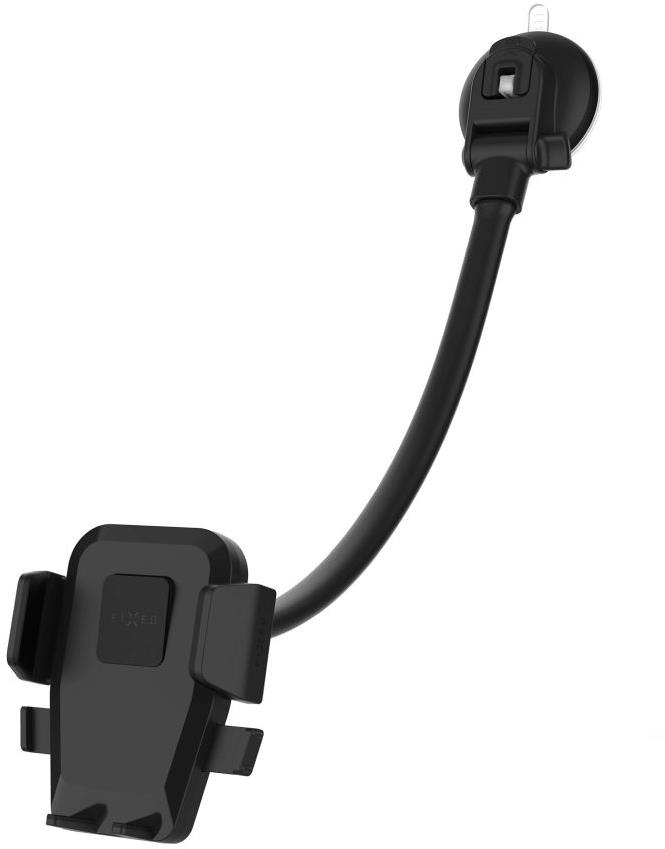 FIXED Iconiq Flex XL s flexibilnou ohybnou nohou na sklo alebo palubnú dosku čierny