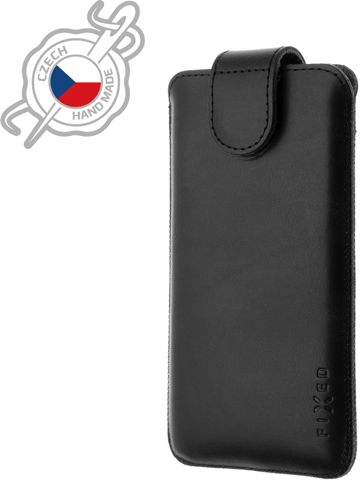 FIXED Posh z pravej hovädzej kože veľkosť 6 XL čierne