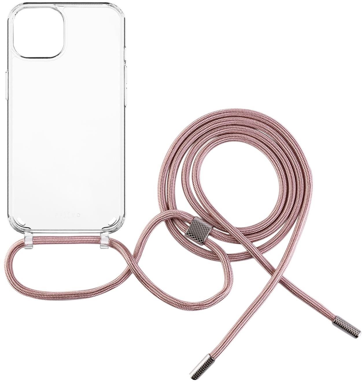 FIXED Pure Neck s ružovou šnúrkou na krk pre Apple iPhone 14 Plus