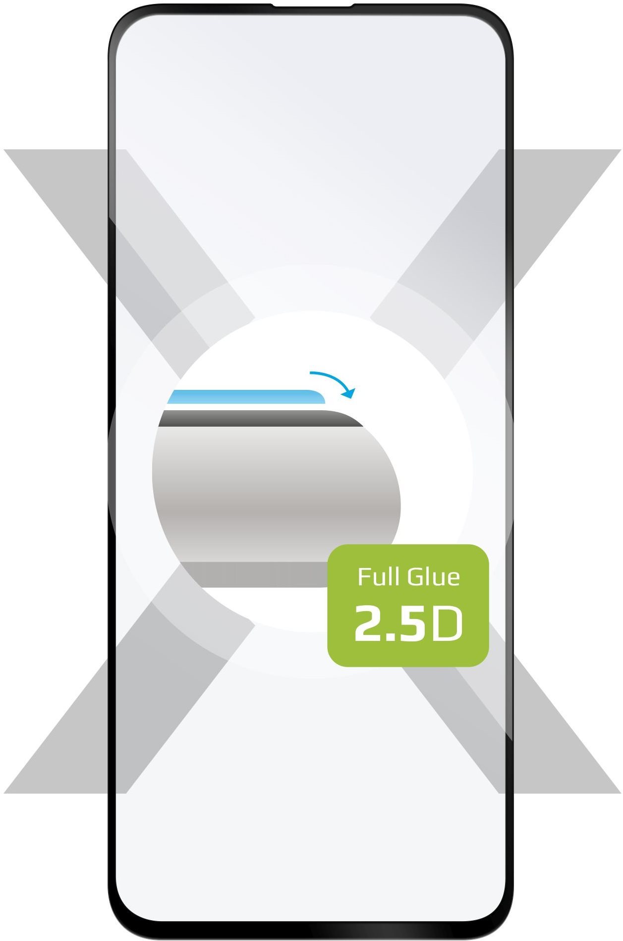 FIXED FullGlue-Cover pre Samsung Galaxy A51 čierne