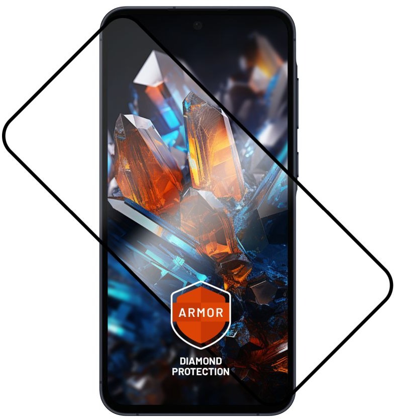 FIXED Armor s aplikátorom na Samsung Galaxy A55 5G čierne