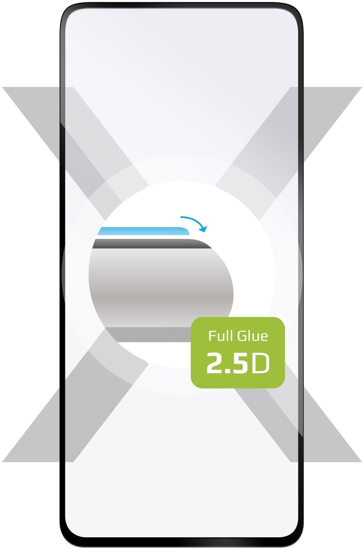 FIXED FullGlue-Cover pre Xiaomi Poco X3 čierne